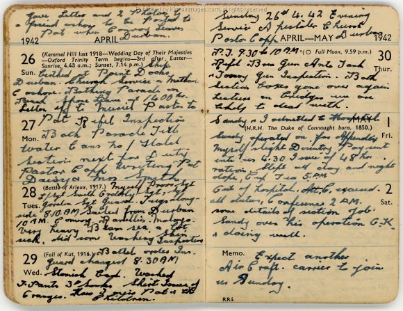 Arthur_Kinnaird_Diary_1942-04-26_001